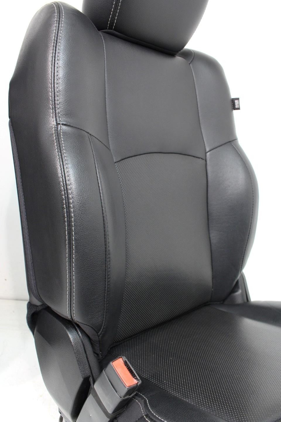 2009 - 2018 Ram Front Seats, Laramie Black Leather w/ Heating & Ventilation OEM