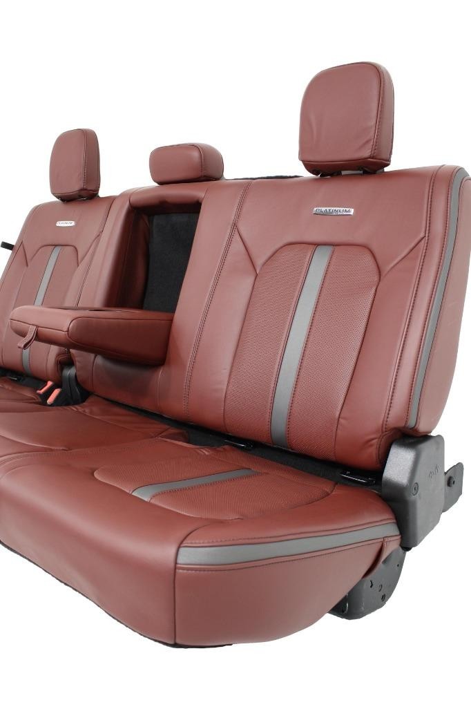 2018 - 2020 Ford F150 & Super Duty Platinum Seats Set, Dark Marsala Leather OEM