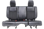 2007 - 2018 Jeep Wrangler JKU Seats Set, Oscar Mike Black Leather Freedom Edtn