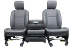 2019 - 2024 Ram HD Front Bench Seat, Diesel Gray Vinyl Manual w Center Jump Seat