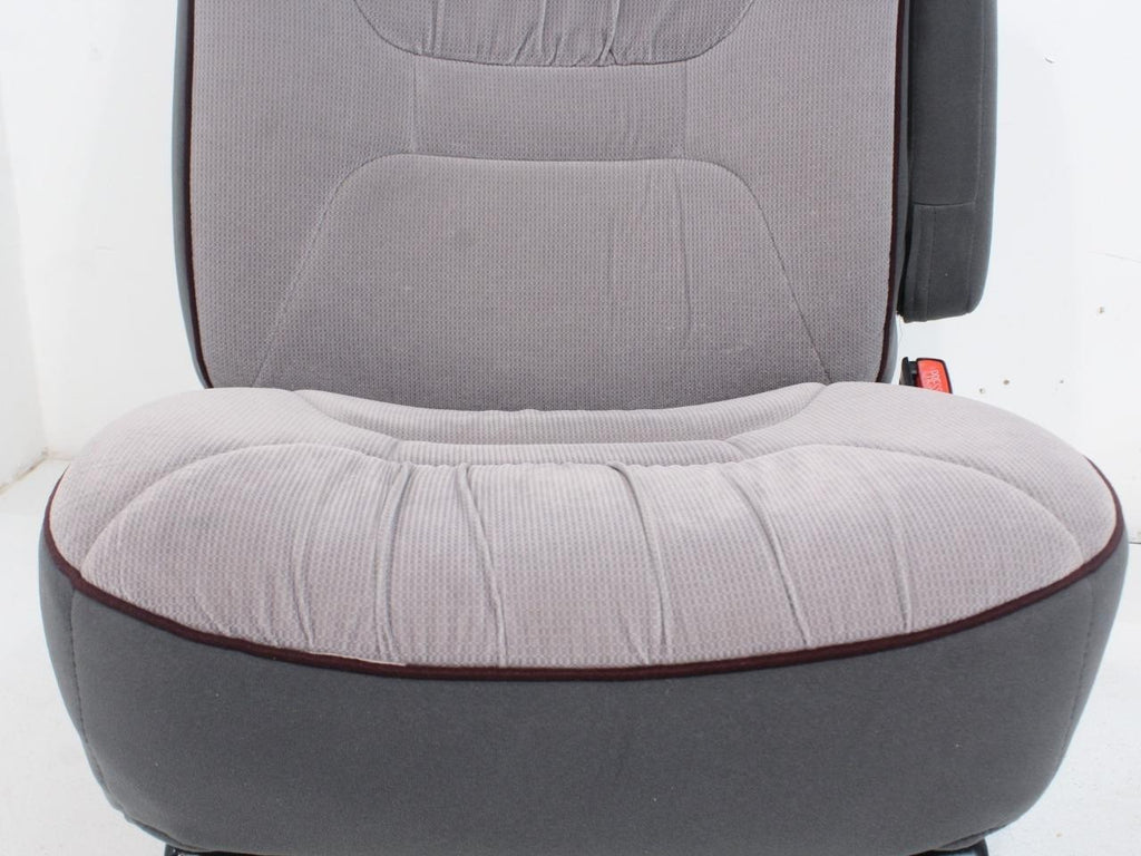 Ford Econoline Front Bucket Seats, Powered Gray Cloth w/ Folding Armrests, 1997+
