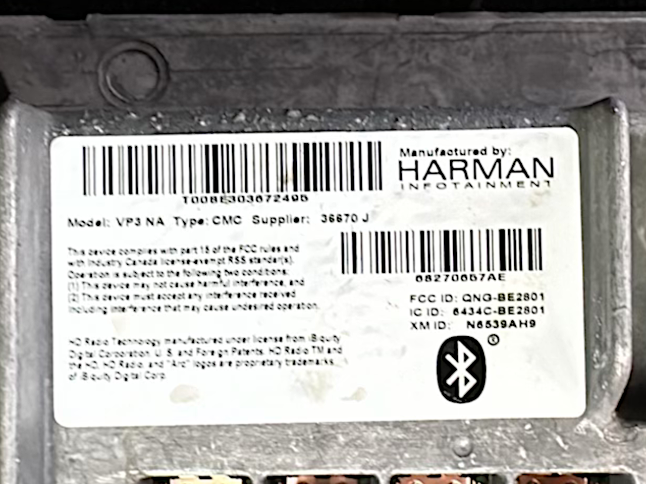 13-17 Ram 1500 Harman Audio Radio Receiver Uconnect GPS 8.4'' Display 68270657AE