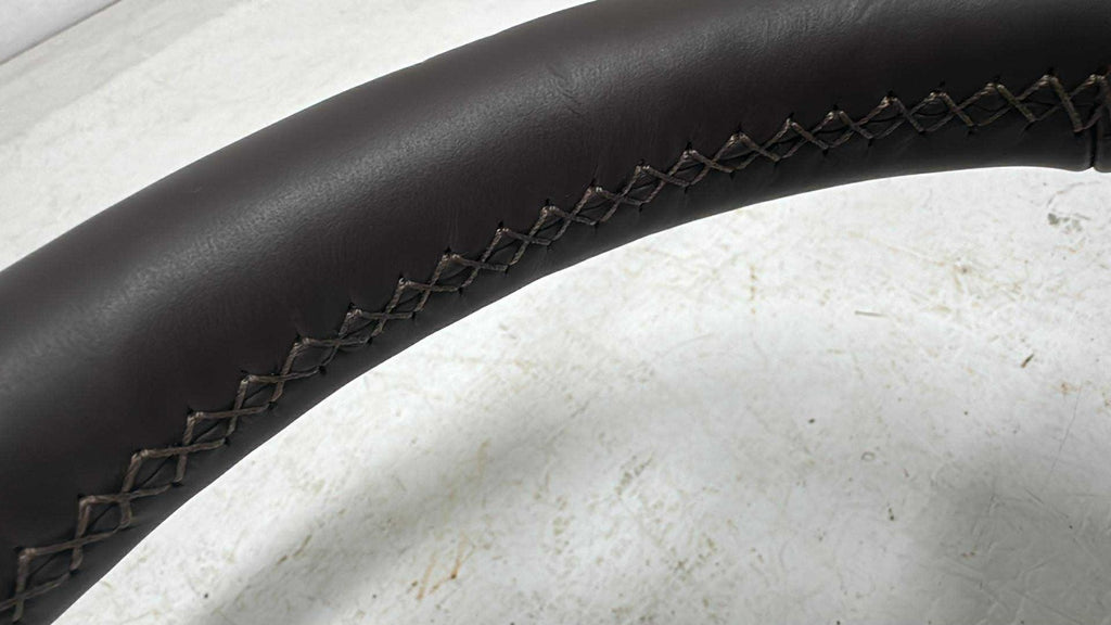 2019 - 2026 Ram 1500 Longhorn Steering Wheel, Bison Brown w/ Woodgrain 0 Miles