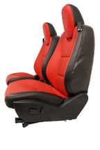 2010 - 2015 Chevrolet Camaro SS Seats Set, Inferno Orange Leather Heated 2SS