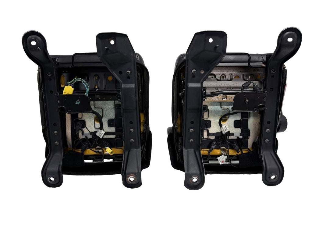 2007-2018 Jeep JK JKU 4-Door Wrangler Unlimited Seats Set, Black Leather Heat