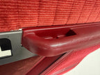88-94 Chevy GMC Silverado Suburban C/K OBS Front Door Panels, Garnet Red MINT