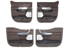 2023 - 2025 Ford Super Duty King Ranch Door Panels, Full Set, Brown Leather OEM