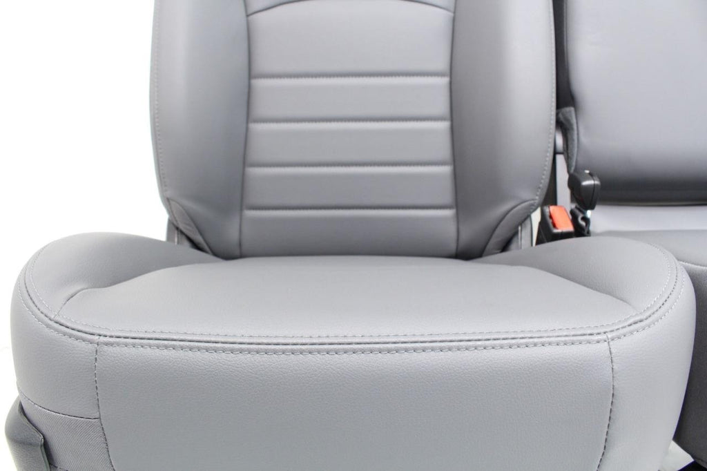 2009 - 2018 Dodge Ram Front Seats, Gray Vinyl Manual Bench w/ Center Fits 2002+