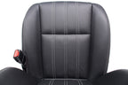2011 - 2023 Chrysler 300 S Black Leather Front Seats, White Stitching, Heated