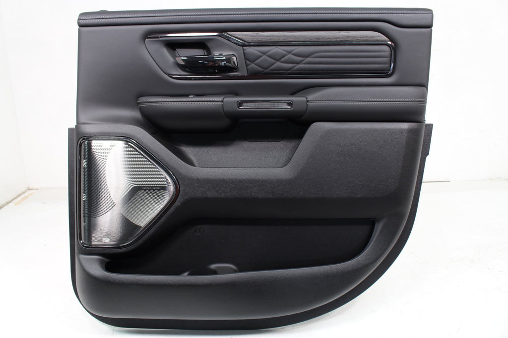 2019-2026 Ram 1500 Door Panels, Crew Cab Limited Black Quilted Leather, 0 MILES