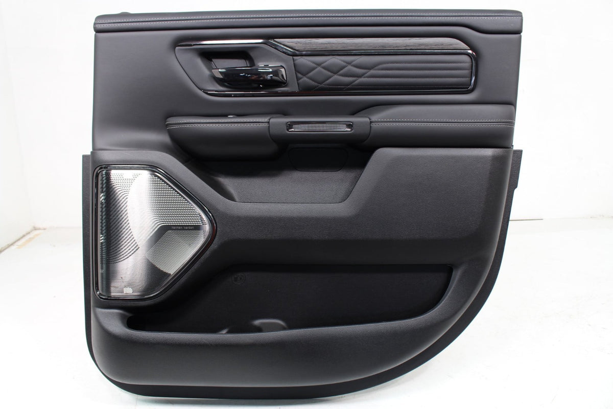 2019-2026 Ram 1500 Door Panels, Crew Cab Limited Black Quilted Leather, 0 MILES