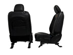 2018 - 2026 Jeep Wrangler JL Seats Set, 2-Door MOPAR Black Leather Orange Stitch