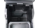 2019 - 2026 DT Ram 1500 Center Console, Black Leather w/ Logo, Wireless Charging
