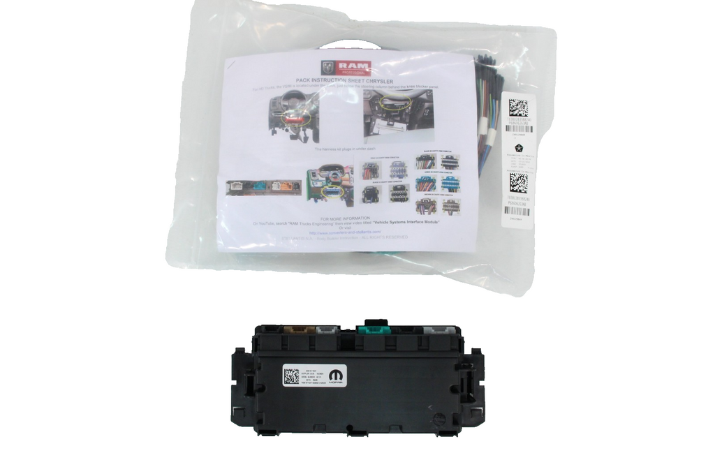2025-2026 Ram 2500 3500 VSIM Interface Module & Upfitter Wiring Harness Set OEM