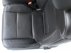 2014 - 2019 GM Sierra Silverado LT Front Seats, Power Black Leather, w/ Jumpseat