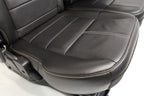 2008 - 2010 Ford Super Duty Crew Cab Rear Seats, Lariat Black Leather - Fits 99+