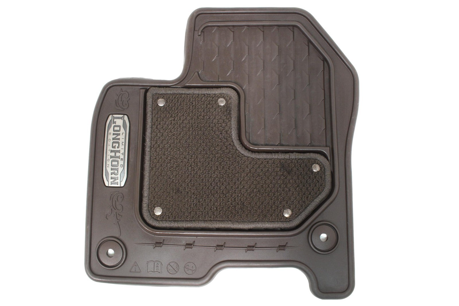 2019 - 2025 OEM Ram 1500 Longhorn Crew Cab All-Weather Floor Mats w Carpets