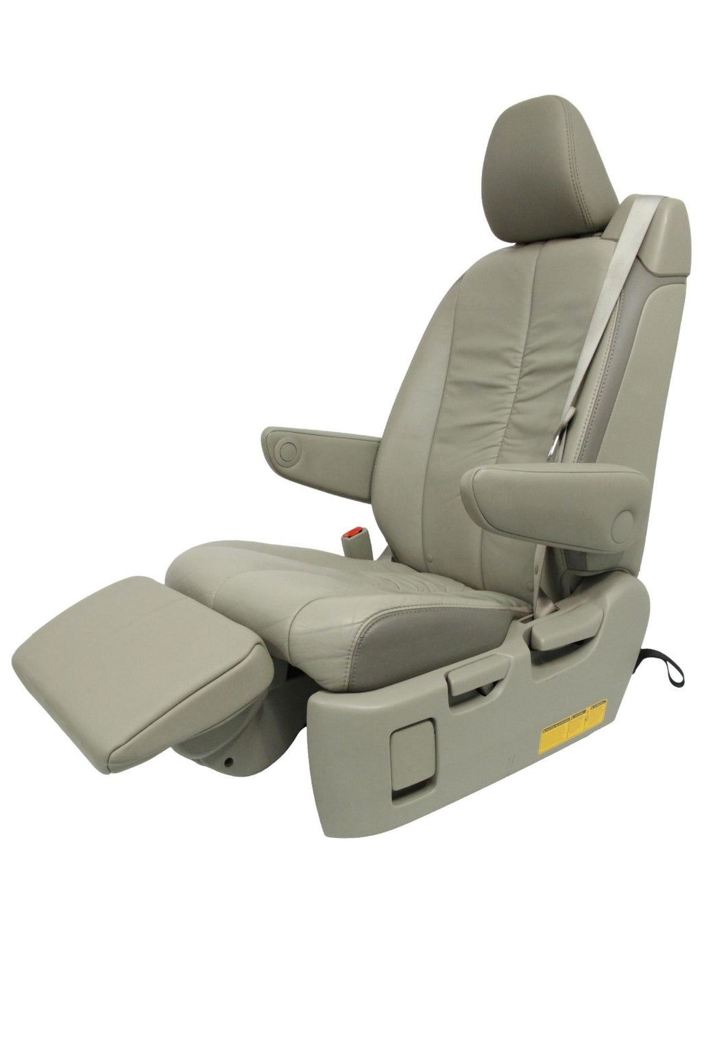 2011-2020 Toyota Sienna Second Row Recliner Seats, Bisque Beige Leather w/ Belts