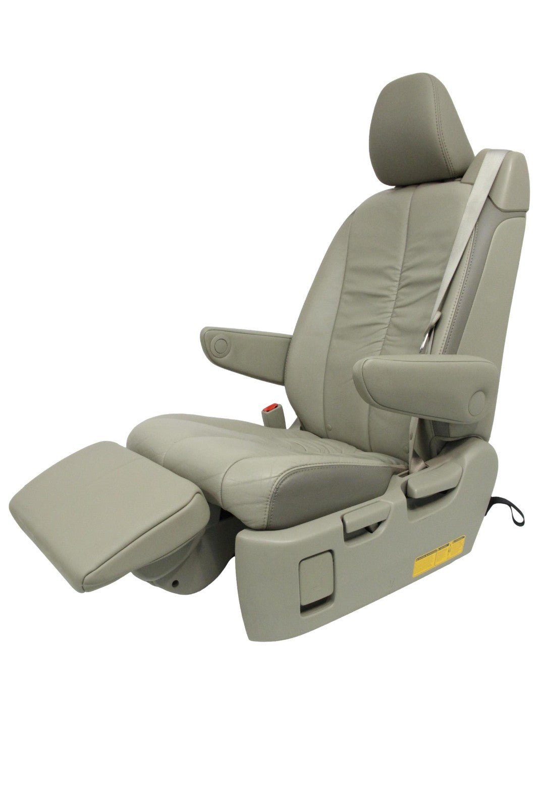 2011-2020 Toyota Sienna Second Row Recliner Seats, Bisque Beige Leather w/ Belts