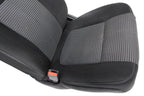2009 - 2014 Ford F150 Front Seats, XL Black Gray Two-Tone Cloth, w/ Lumbar