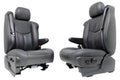 99-06 Sierra Silverado Front Seats, Dark Pewter Leather, Power Lumbar Bolster