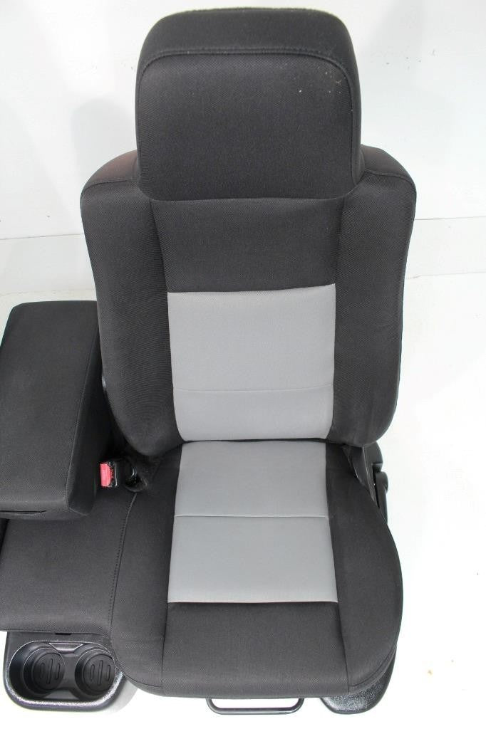 1998 - 2010 Ford Ranger Seats, 60-40 Split Bench, Black Gray Cloth, Regular Cab