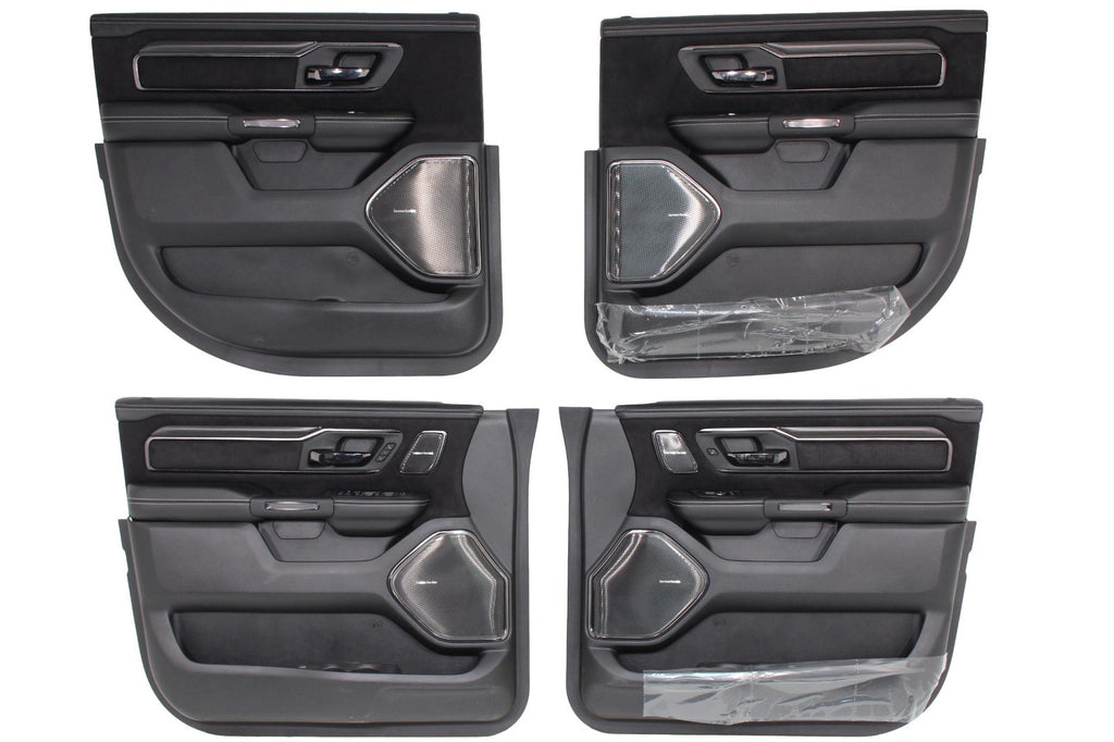 2019 - 2026 Ram 1500 Interior Crew Cab, RHO Black Leather, Seats Console Panels