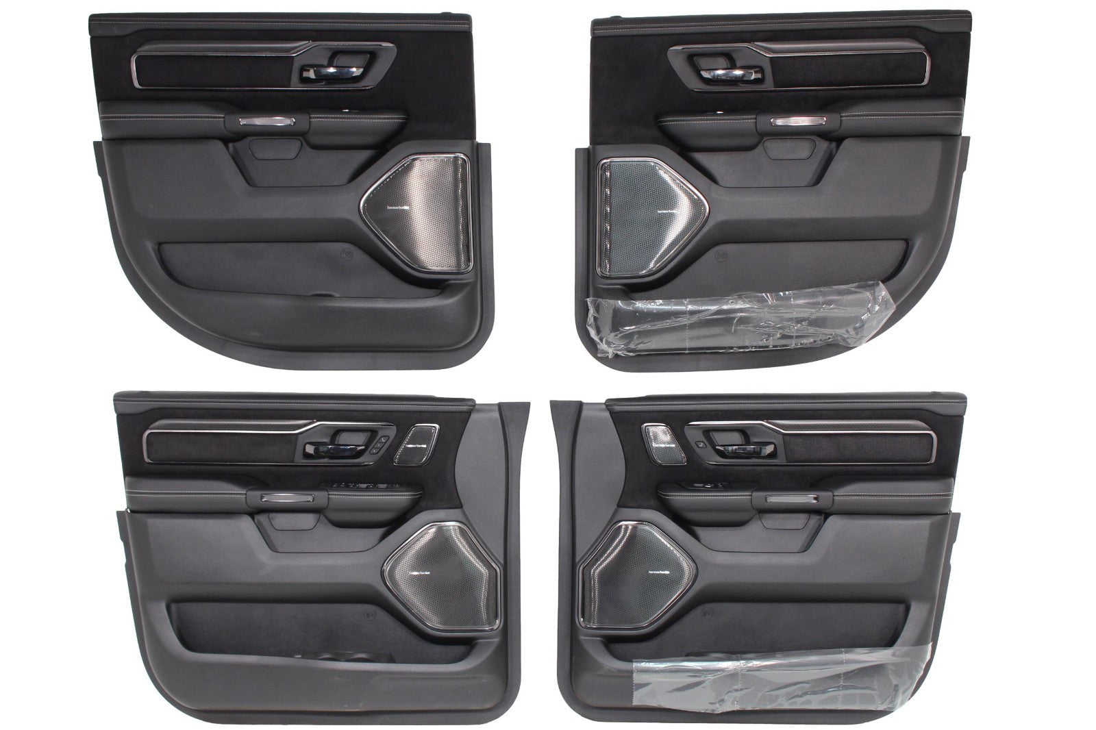 2019 - 2026 Ram 1500 Interior Crew Cab, RHO Black Leather, Seats Console Panels