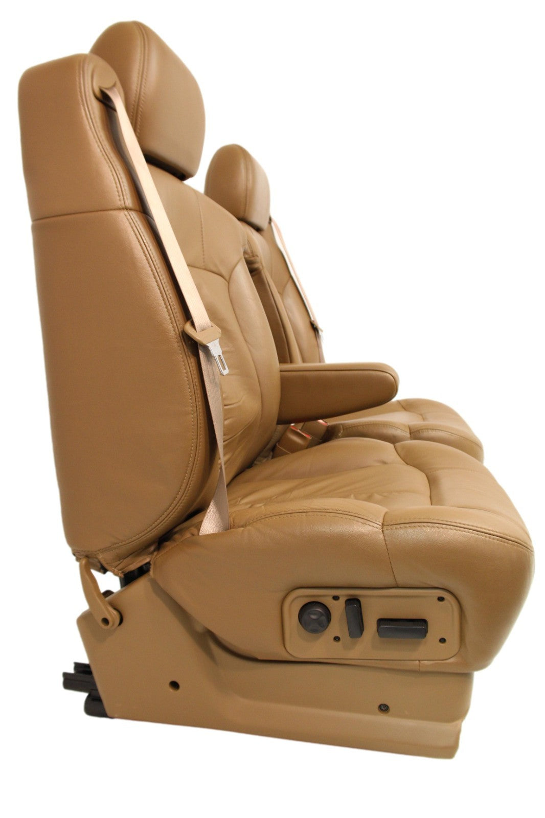 1999 - 2002 Chevy Silverado Sierra Bucket Seats, Oak Tan Leather Power Heat