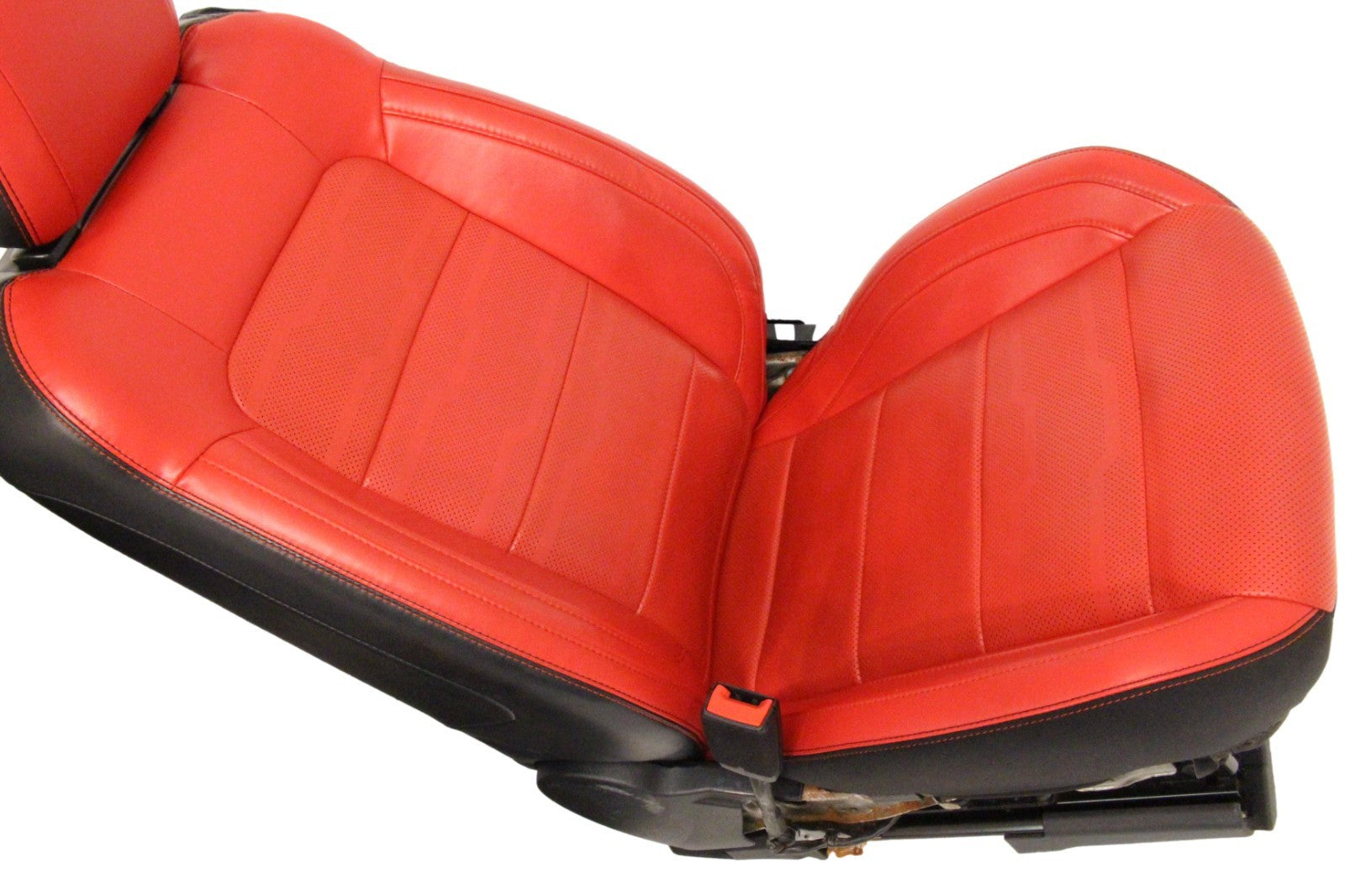 2015 - 2023 Ford Mustang Front Seats, GT Premium Coupe - Showstopper Red Leather