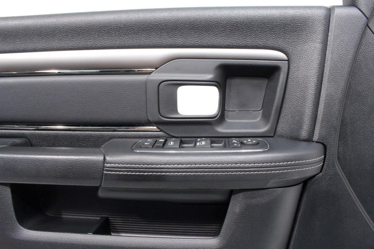2013 - 2018 DS Ram Door Panels, Crew Cab Laramie Black w/ Switches OEM Mint