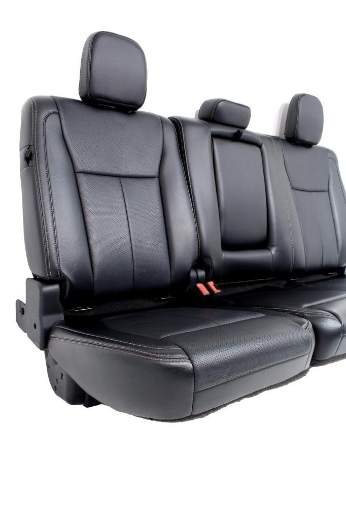 2015 - 2022 Ford F150 Super Duty Rear Seats, Crew Cab Black Leather Lariat OEM