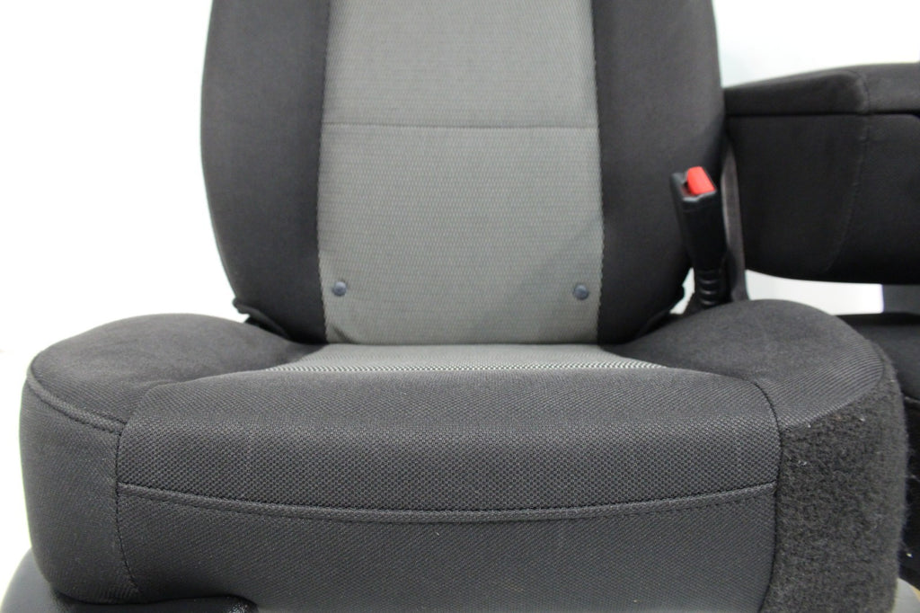 1998 - 2009 Ford Ranger Seats, 60-40 Split Bench, Black Gray Cloth, Extended Cab