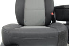 1998 - 2009 Ford Ranger Seats, 60-40 Split Bench, Black Gray Cloth, Extended Cab