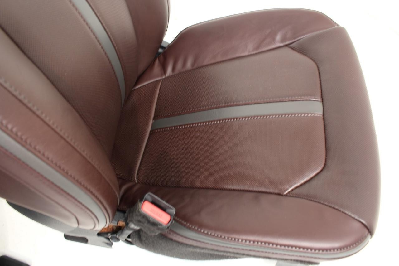 2015 - 2022 Ford F150 Super Duty Platinum Seats Set, Brunello Leather Heat Cool
