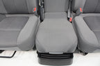 2009 - 2014 Ford F150 Front Seats w/ Jump Seat, XLT Gray Cloth w/ Power Driver