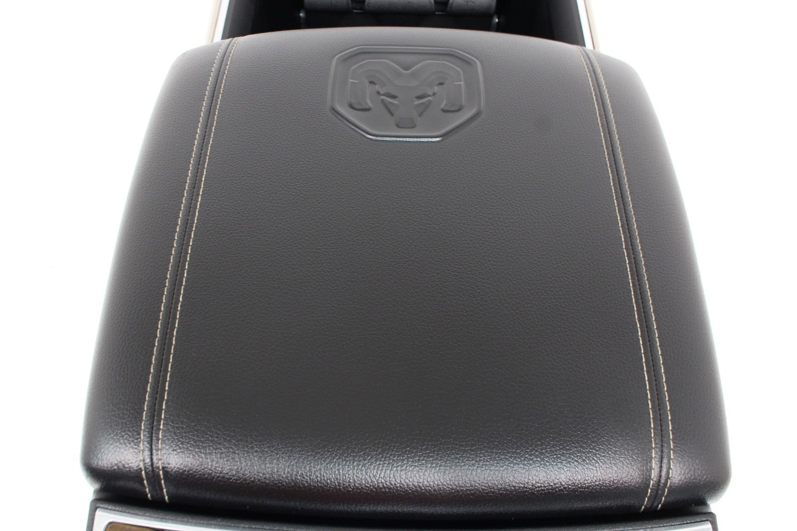 2019 - 2025 Dodge Ram 2500 3500 Center Console w/ Install Kit, Gold Trim & Wood