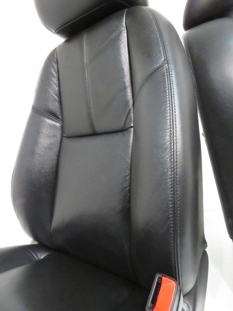 2007 - 2014 GM Silverado Tahoe Front Seats, LT Black Leather Lumbar Power Heated