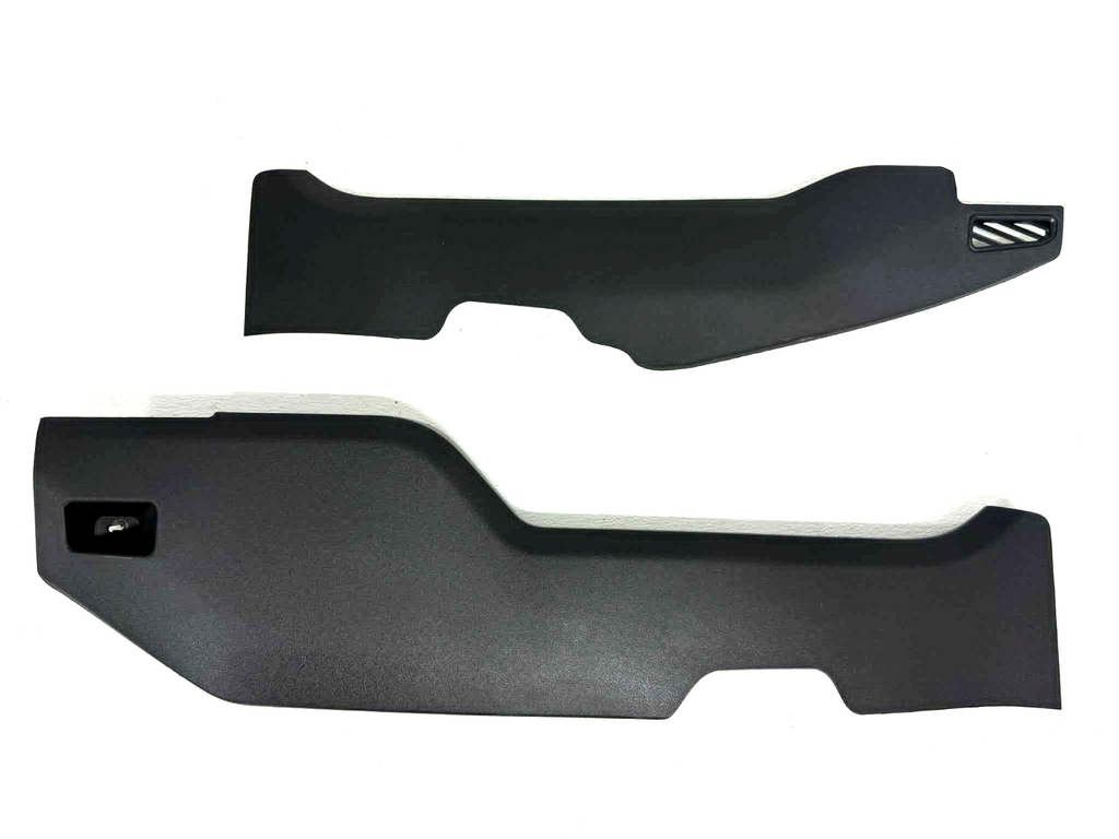 2021 - 2025 Ford F150 Flow-Through Center Console Side Trim LH RH Pair, Black