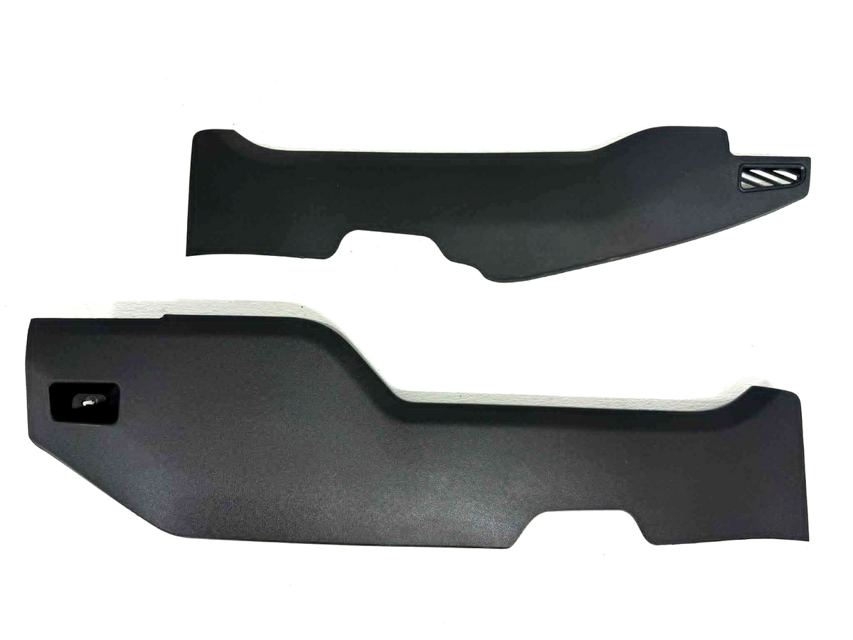 2021 - 2025 Ford F150 Flow-Through Center Console Side Trim LH RH Pair, Black