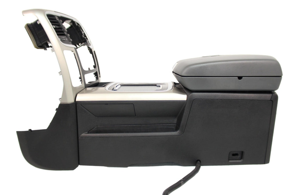 2013 - 2018 Dodge Ram Center Console Custom w/ Bezel, Install Brackets & Bolts
