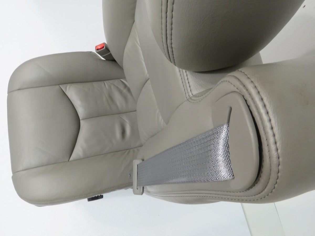 1999-2007 Sierra Silverado Seats, Pewter Gray Leather Power Driver w/o Armrests