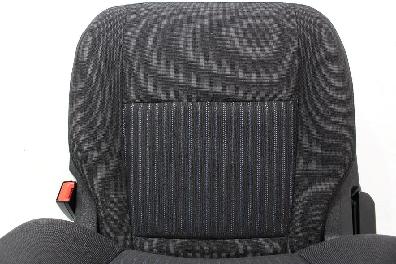 2015 - 2023 Ford Transit Black Cloth Front Bucket Seats with Armrests