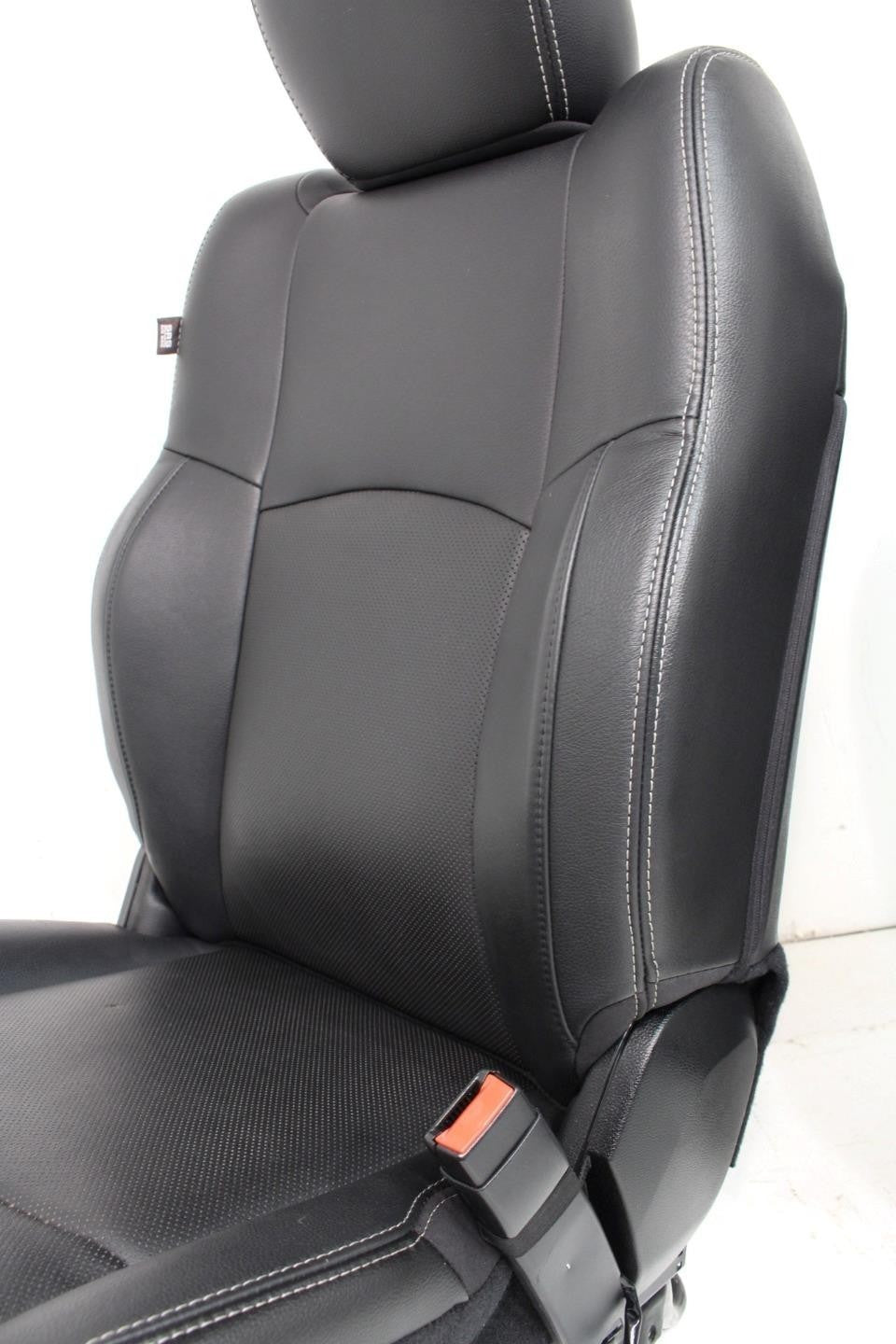 2009 - 2018 Ram Seats Set, Laramie Crew Black Leather w/ Heating & Ventilation
