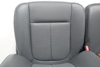 1999 - 2016 Ford Super Duty Steel Gray Vinyl Seats with Center Console Jump Seat