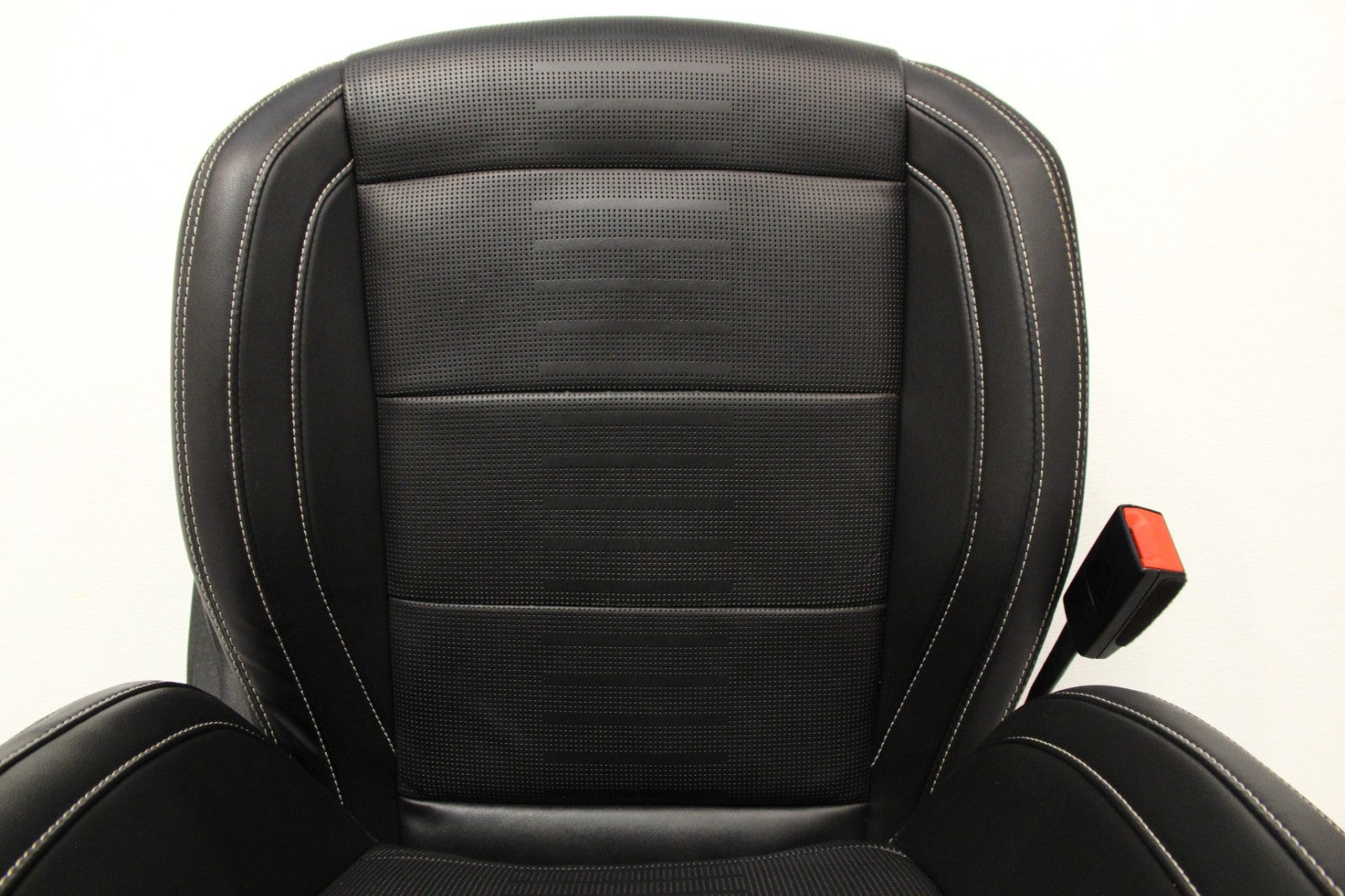 2015-2023 Ford Mustang Front Seats, Shelby GT500 Coupe Black Leather Heat & Cool