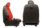 2010 - 2015 Chevrolet Camaro SS Front Seats, Inferno Orange Leather Heated 2SS