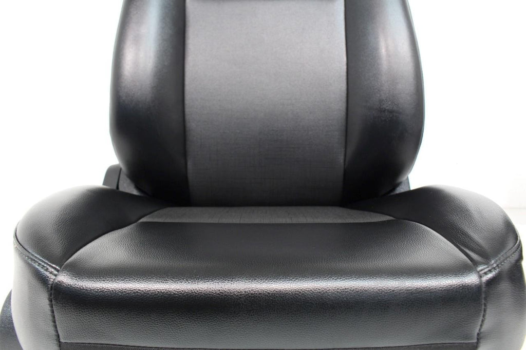 2015 - 12021 Ford Transit 150 250 350 Van Vinyl Front Bucket Seats Black Armrest