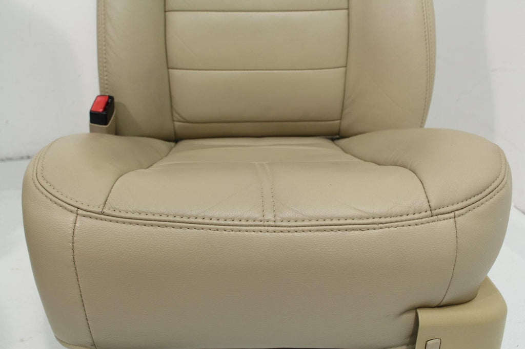 2008 - 2010 Ford Super Duty Front Seats, Lariat Tan Leather Heated Powered OEM