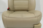 2008 - 2010 Ford Super Duty Front Seats, Lariat Tan Leather Heated Powered OEM